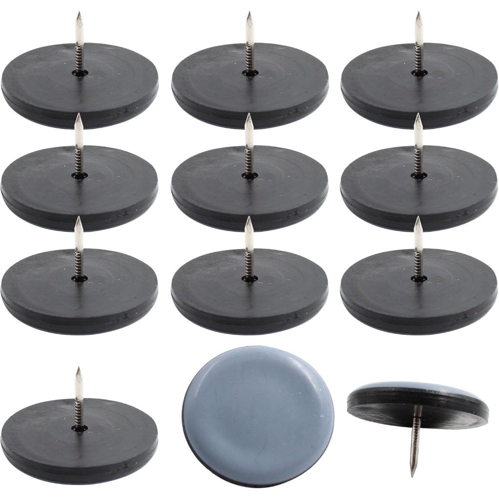 Furniture Hardware Feet - 4/8/16個入り丸型家具脚パッド、ネジ＆釘留め式、テーブル、椅子、キャビネット、ソファ用PTFEスライダー - 移動時の床保護用