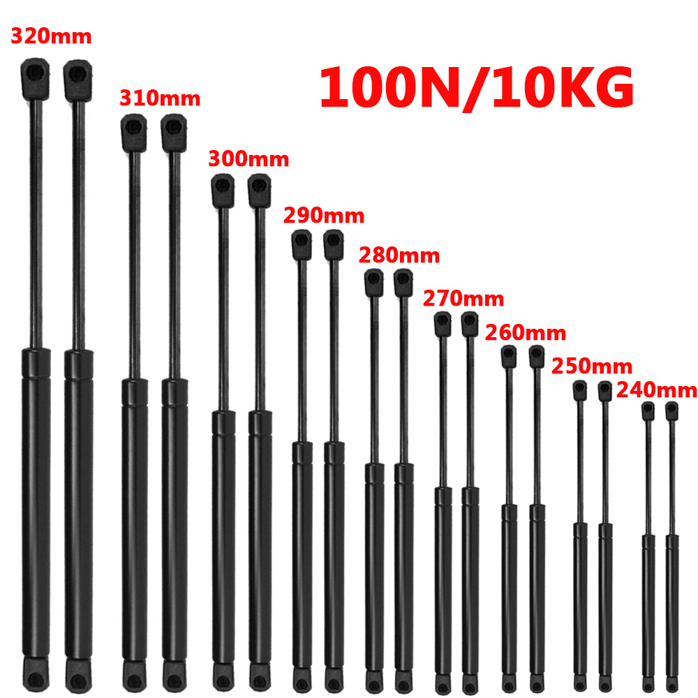 Furniture Hardware In China - 2 個 100N/10KG 240-320 ミリメートルキャビネットドアリフトサポートガスストラット油圧スプリングヒンジキッチン食器棚ヒンジ家具ハードウェア