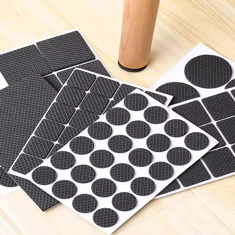 Furniture Hardware Feet - 椅子の脚用ゴムパッド家具滑り止めマットバンパーダンパー自己粘着テーブル足プロテクター床プロテクターパッドハードウェア