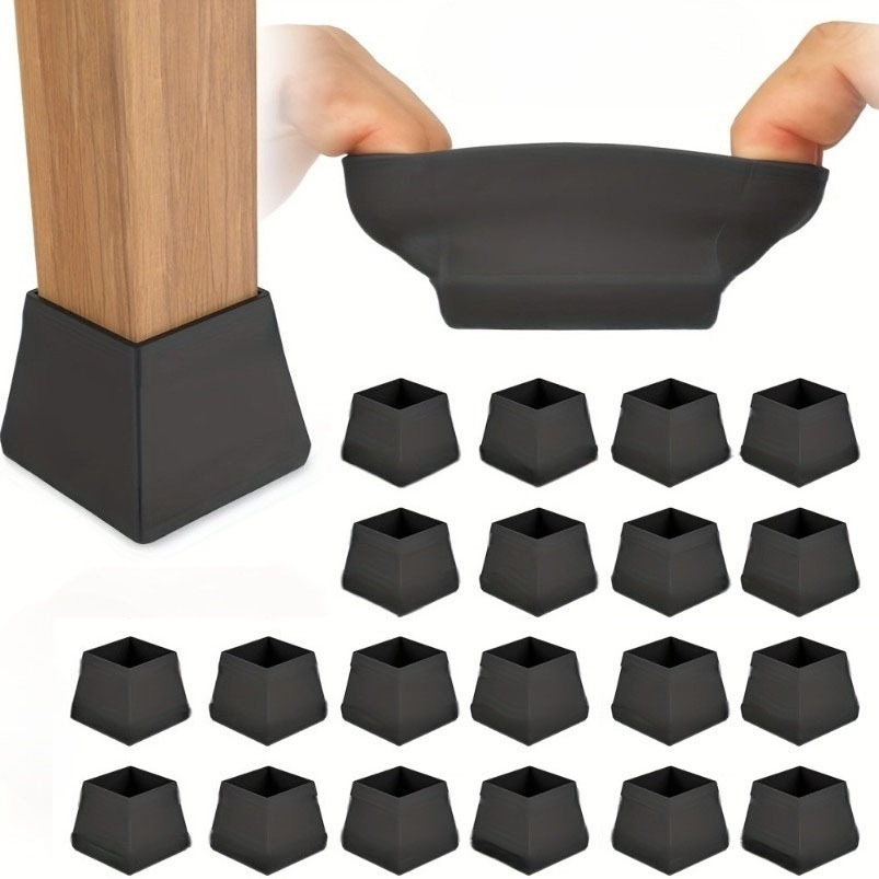 12個入り大型シリコン製椅子＆テーブル脚用フロアプロテクター - Furniture Hardware Feet のレビューと価格