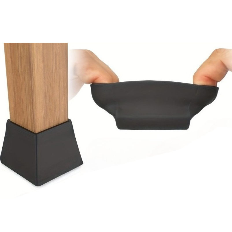 12個入り大型シリコン製椅子＆テーブル脚用フロアプロテクター - Furniture Hardware Feet のレビューと価格