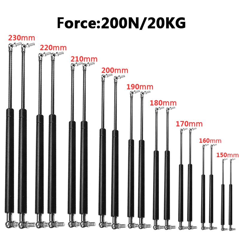 2 個 150-230 ミリメートル 200N/20 キロリ - Furniture Hardware In China のレビューと価格