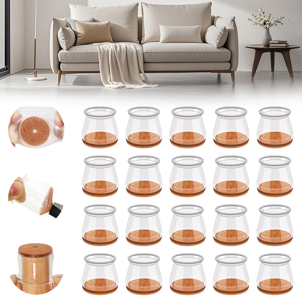 24-36 個椅子脚キャップシリコーン足プロテクターパッド家 - Furniture Hardware Feet のレビューと価格