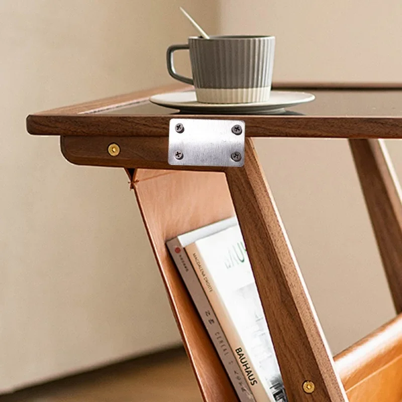 ステンレス鋼フラットヒンジ修理プレート直角 4 穴固定ブラケ - Furniture Hardware In China のレビューと価格