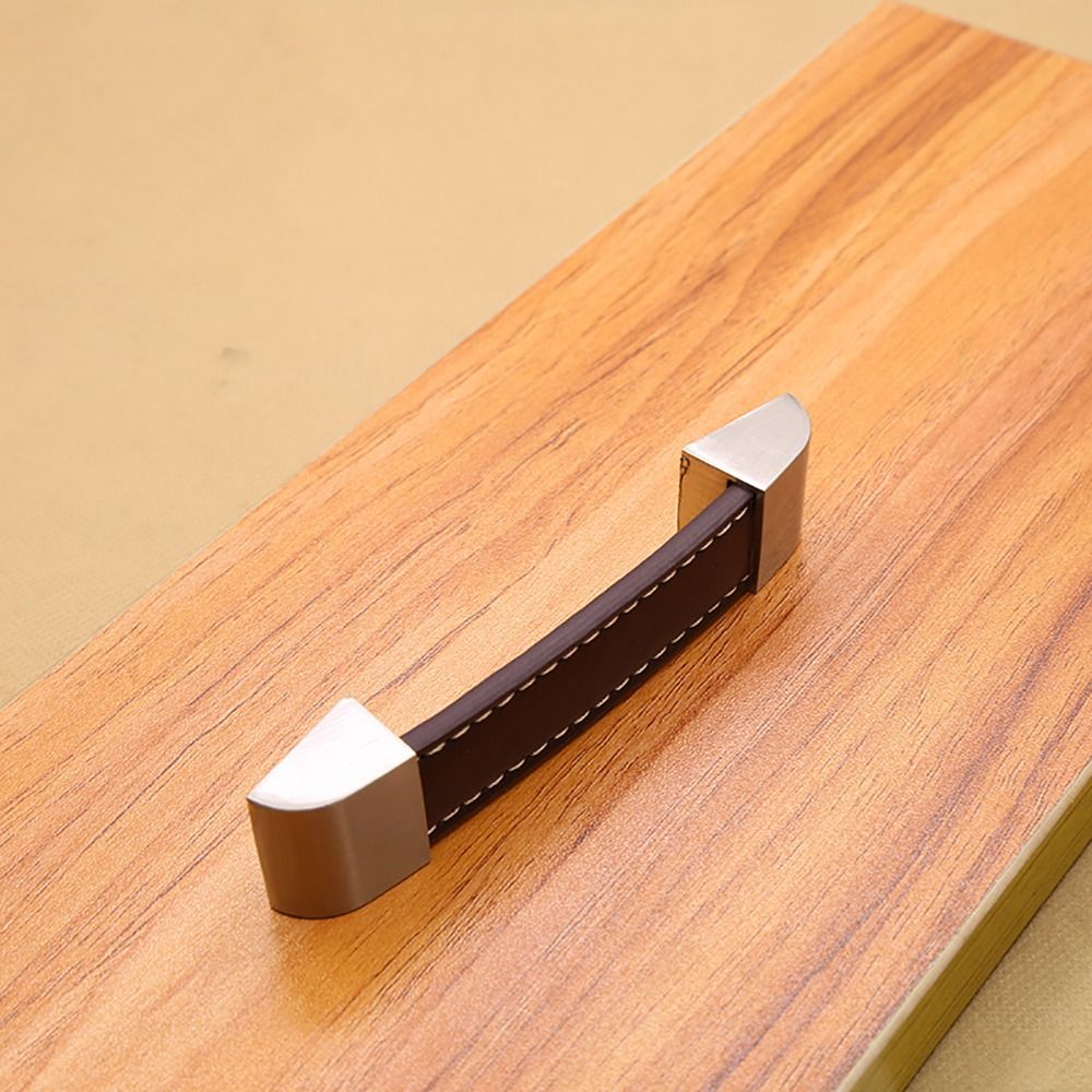 1個入りブラウンソフトレザーキャビネットハンドル、シングルホ - Furniture Hardware In China のレビューと価格