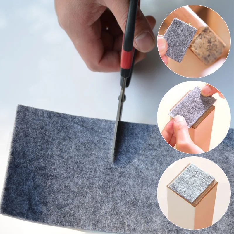 厚みのある自己粘着家具フェルトストリップ DIY 形状スライ - Furniture Hardware Feet のレビューと価格