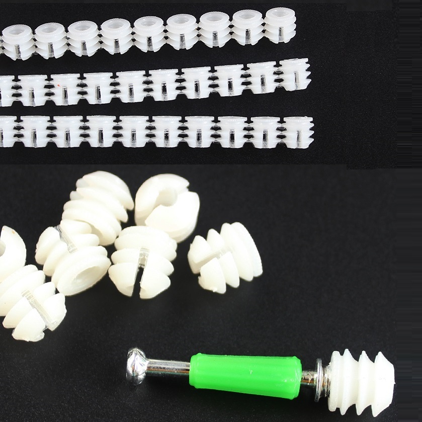 1000個入り プラスチック亜鉛M6インサートナット K/D - Cam Lock Nut のレビューと価格
