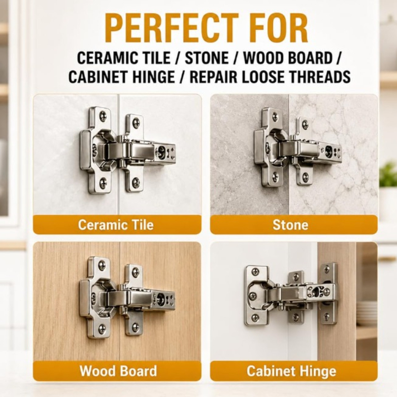 短い拡張ネジセット キャビネットヒンジ修理 破損したネジ山の - Furniture Hardware In China のレビューと価格