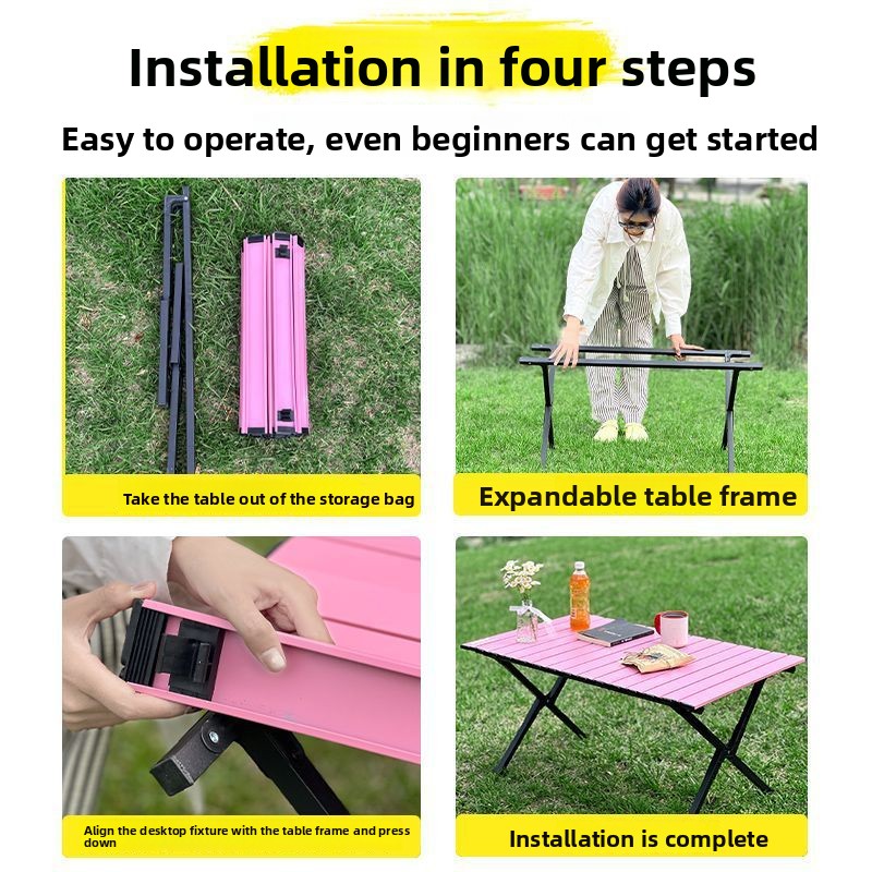 屋外折りたたみ式クロスレッグポータブルエッグロールテーブル、 - Furniture Hardware Feet のレビューと価格