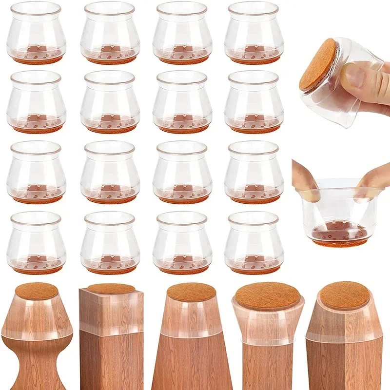 4/16 個椅子脚キャップゴム足プロテクターパッド家具テーブ - Furniture Hardware Feet のレビューと価格