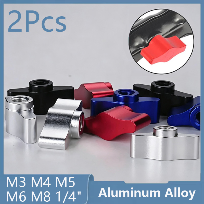 2個入り調整可能なティーウィングアルミ合金ノブナット M3  - Cam Lock Nut のレビューと価格