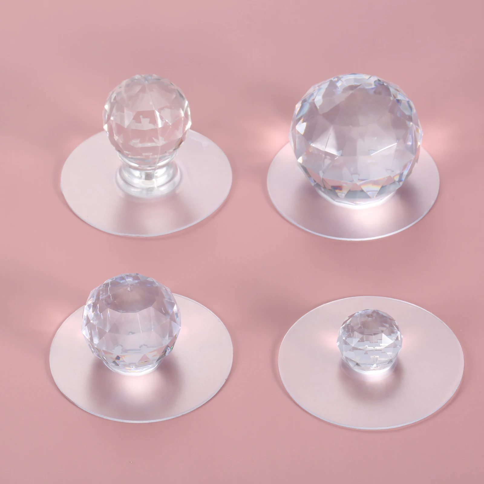 透明アクリルキャビネット2個ドリルフリー透明アクリルキャビネ - Furniture Hardware Feet のレビューと価格