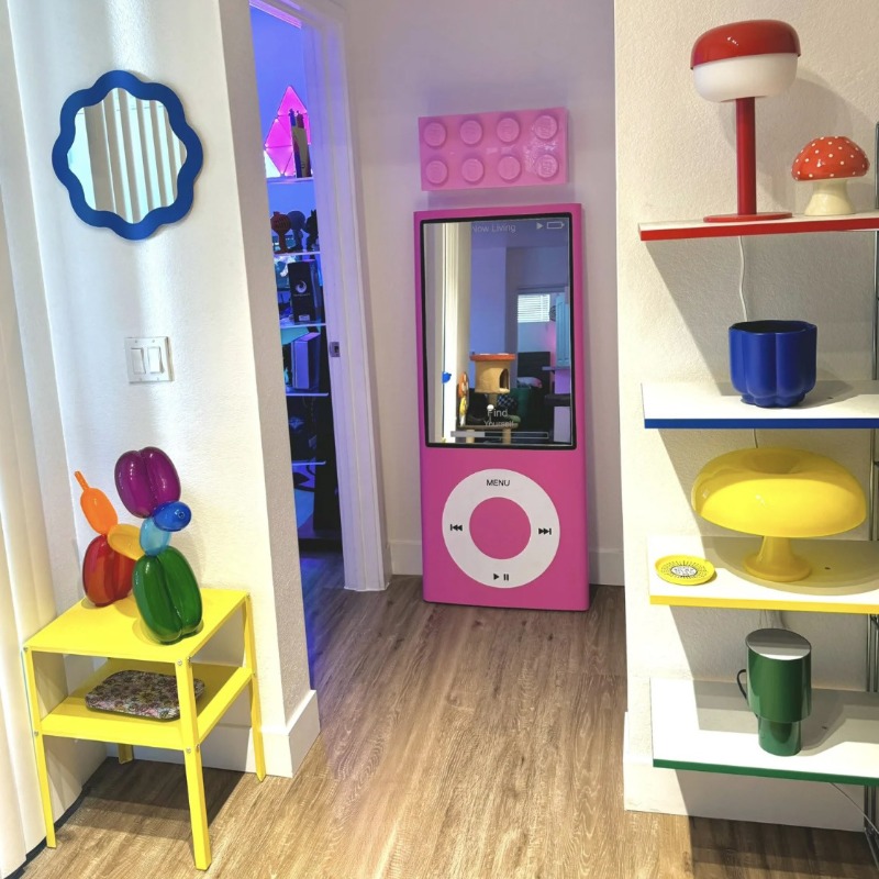 レトロな全身鏡、家庭用寝室用床から天井までの創造的なパーソナ - Furniture And Hardware Shop のレビューと価格