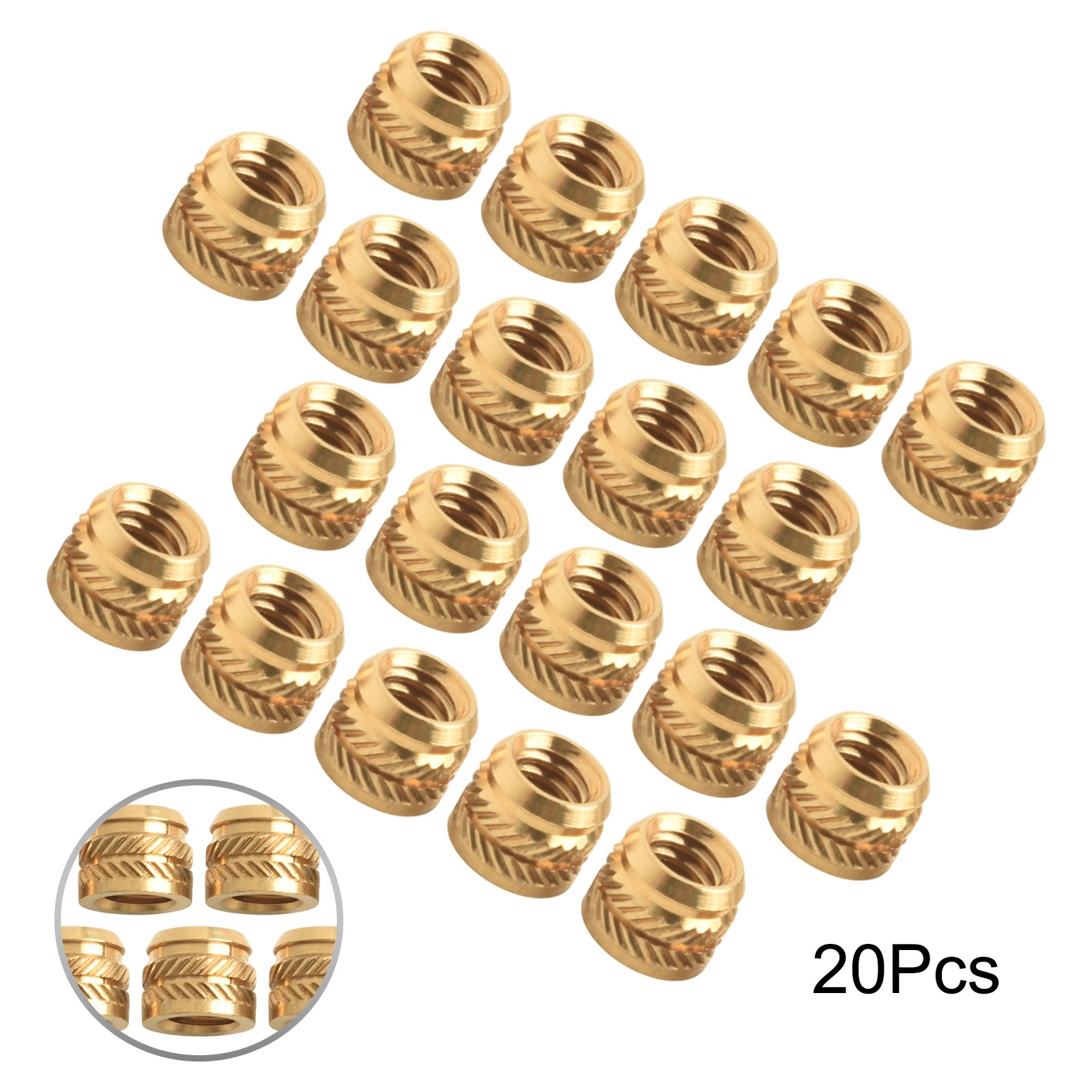 真ちゅう製ナット1/4〜20個、ヒートナット、ほとんどのカメ - Cam Lock Nut のレビューと価格