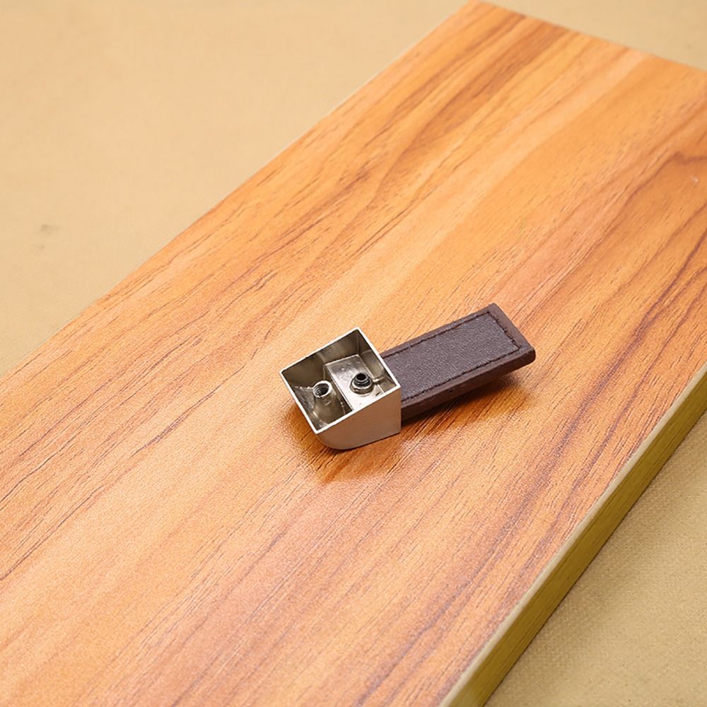 1個入りブラウンソフトレザーキャビネットハンドル亜鉛合金製シ - Furniture Hardware In China のレビューと価格